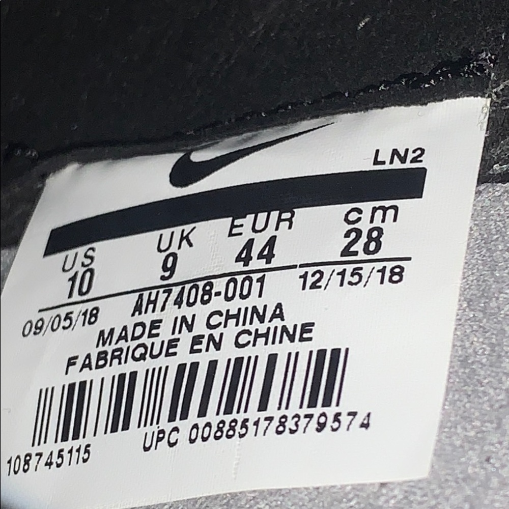 NWOT Nike Vapor Football Cleats black size 10 - Picture 14 of 16